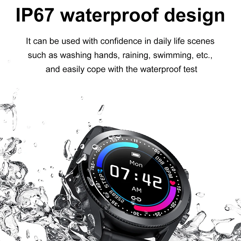 Smart Watch Men Wireless Call Smartwatch Sport Multifunction Heart Rate Measurement Fitness Bracelet For Android IOS Phone 
Smart Watch Men Wireless Call Smartwatch Sport Multifunction Heart Rate Measurement Fitness Bracelet For Android IOS Phone