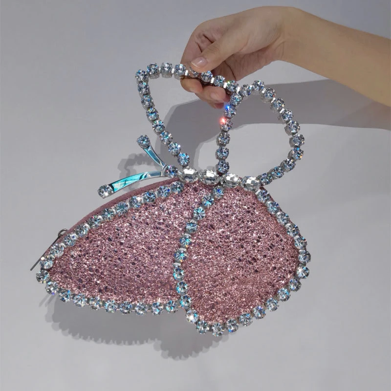 Luxury Diamonds Butterfly-Shaped Evening Clucth Bag Designer Sequined Women Handbags Party Shoulder Crossbody Bags Female Purses
Luxury Diamonds Butterfly-Shaped Evening Clucth Bag Designer Sequined Women Handbags Party Shoulder Crossbody Bags Female Purses