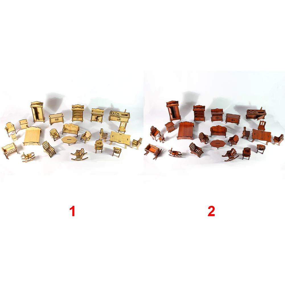 Miniature Furniture for Children Gift Mini 3D Wooden Educational DIY Building Model Toys
Miniature Furniture for Children Gift Mini 3D Wooden Educational DIY Building Model Toys