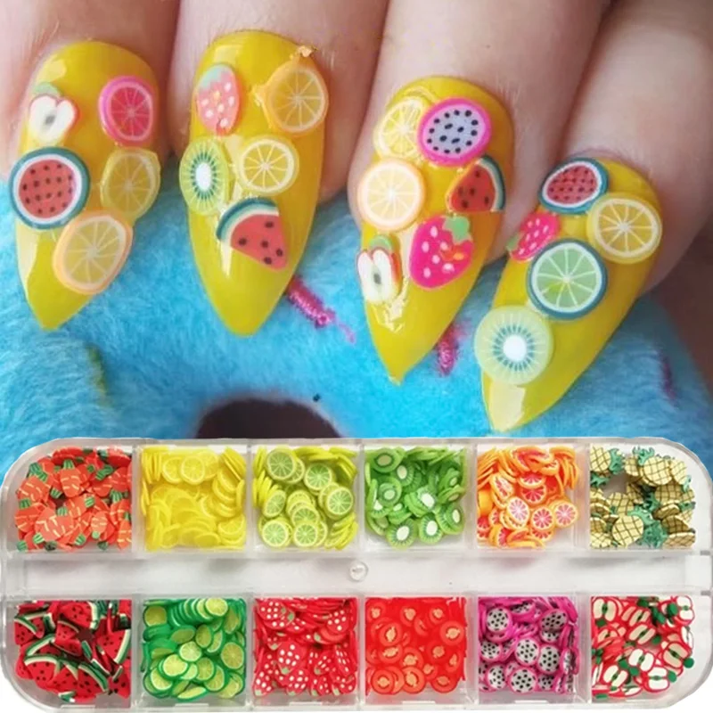 3D Flower Fruit Nail Art Decoration12 Pattern Acrylic DIY Cute Colorful Manicure Clay Slice Fashion Charm Nail Art Decoration
3D Flower Fruit Nail Art Decoration12 Pattern Acrylic DIY Cute Colorful Manicure Clay Slice Fashion Charm Nail Art Decoration