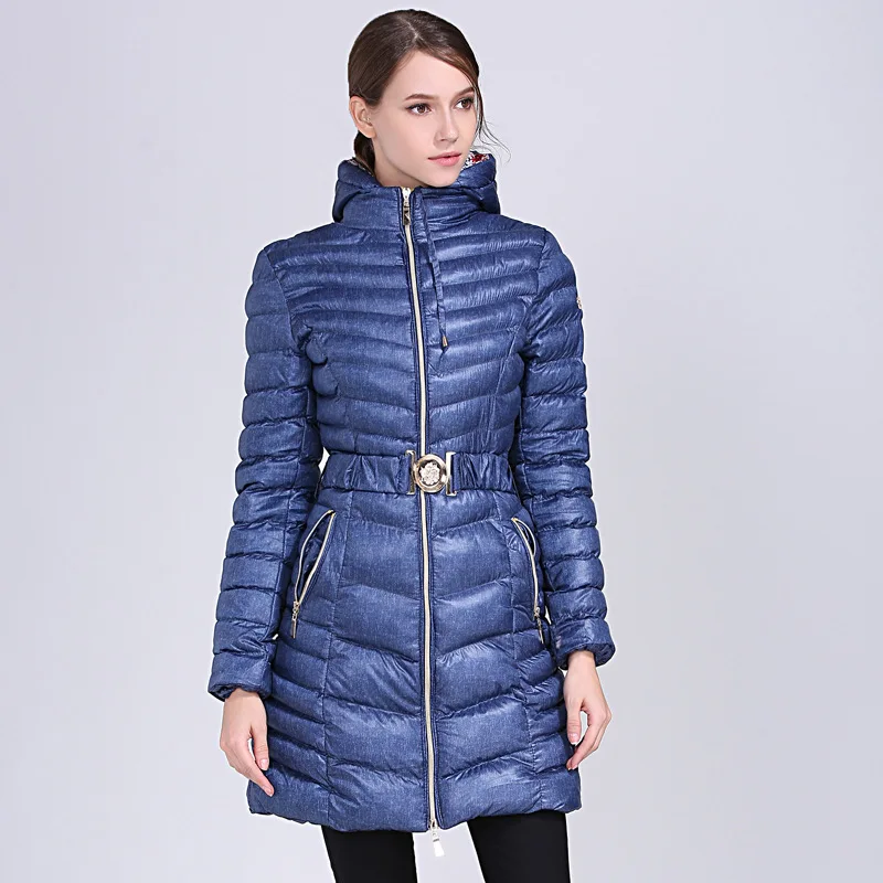 New Winter Hooded Jacket Woment Parka Windproof Warm Basic Female Jackets Padded Down Parkas Fashion Long Women Coat With Blet 
New Winter Hooded Jacket Woment Parka Windproof Warm Basic Female Jackets Padded Down Parkas Fashion Long Women Coat With Blet