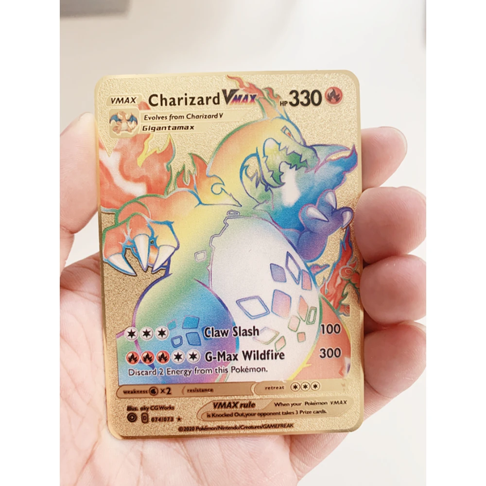 Newest Pokemon GX Shiny Gold Obelisk The Tormentor Metal Card Game Tag Team Fighting Order Series Child Christmas Gift
Newest Pokemon GX Shiny Gold Obelisk The Tormentor Metal Card Game Tag Team Fighting Order Series Child Christmas Gift