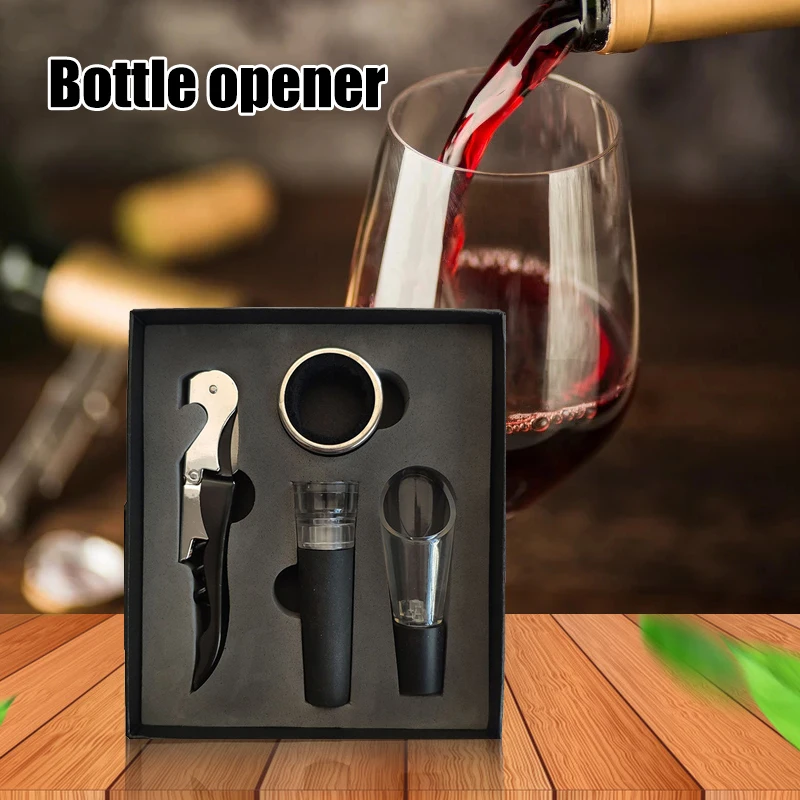 Wine Opener Set Wine Corkscrew Accessories Kit Convenience Wine Accessory Tool Gift For Wine Lovers Father
Wine Opener Set Wine Corkscrew Accessories Kit Convenience Wine Accessory Tool Gift For Wine Lovers Father