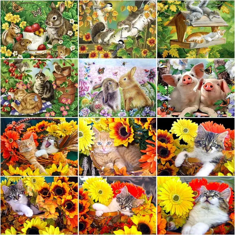 RUOPOTY 60x75cm Frame Picture Painting By Numbers Kits Acrylic Wall Art Home Decors Rabbit Coloring By Numbers For Diy Gift
RUOPOTY 60x75cm Frame Picture Painting By Numbers Kits Acrylic Wall Art Home Decors Rabbit Coloring By Numbers For Diy Gift