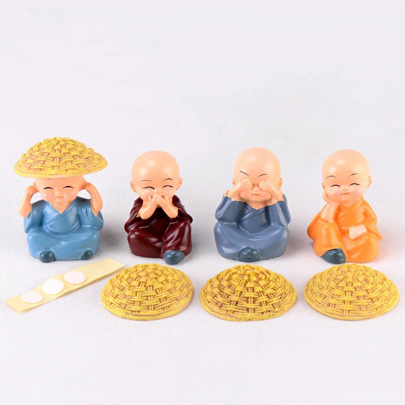 4PCS Chinese Gongfu Monk Figurine Resin Kung Fu Shaolin Monk Statue Buddhist Figure Home Office Car Dolls Decor
4PCS Chinese Gongfu Monk Figurine Resin Kung Fu Shaolin Monk Statue Buddhist Figure Home Office Car Dolls Decor