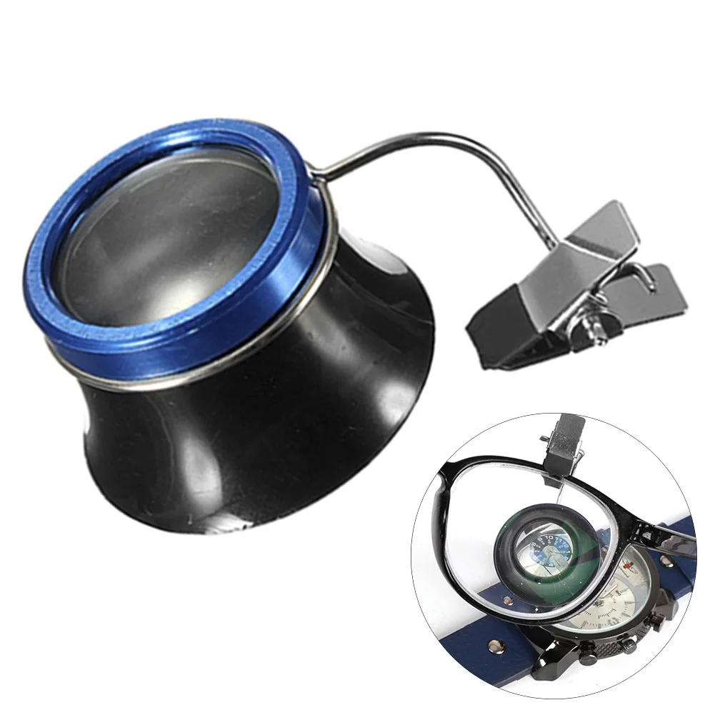 5X 10X 20x Clip On Eyeglass Magnifier Blue Watch Repair Tool Loupes Magnifying Lens Watchmakers Jewellers Tools
5X 10X 20x Clip On Eyeglass Magnifier Blue Watch Repair Tool Loupes Magnifying Lens Watchmakers Jewellers Tools