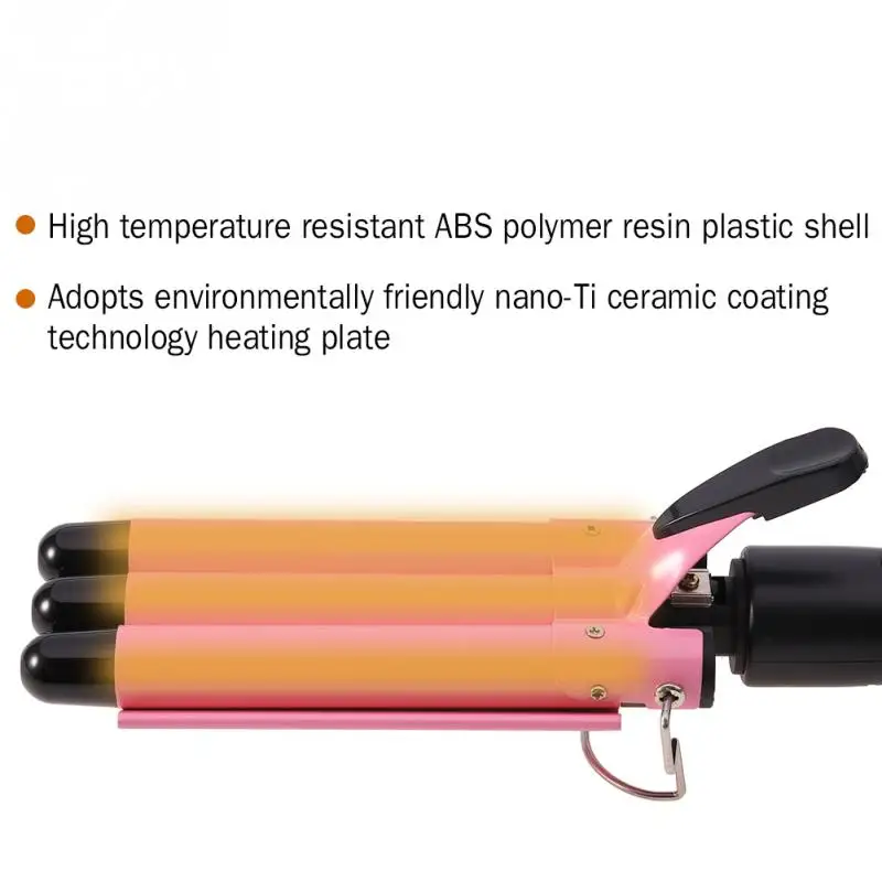 Hair Curling Iron Ceramic Triple Professional Triple Pipe Hair Curler Egg Roll Hair Styling Tools Hair Styler Wand Curler Irons
Hair Curling Iron Ceramic Triple Professional Triple Pipe Hair Curler Egg Roll Hair Styling Tools Hair Styler Wand Curler Irons