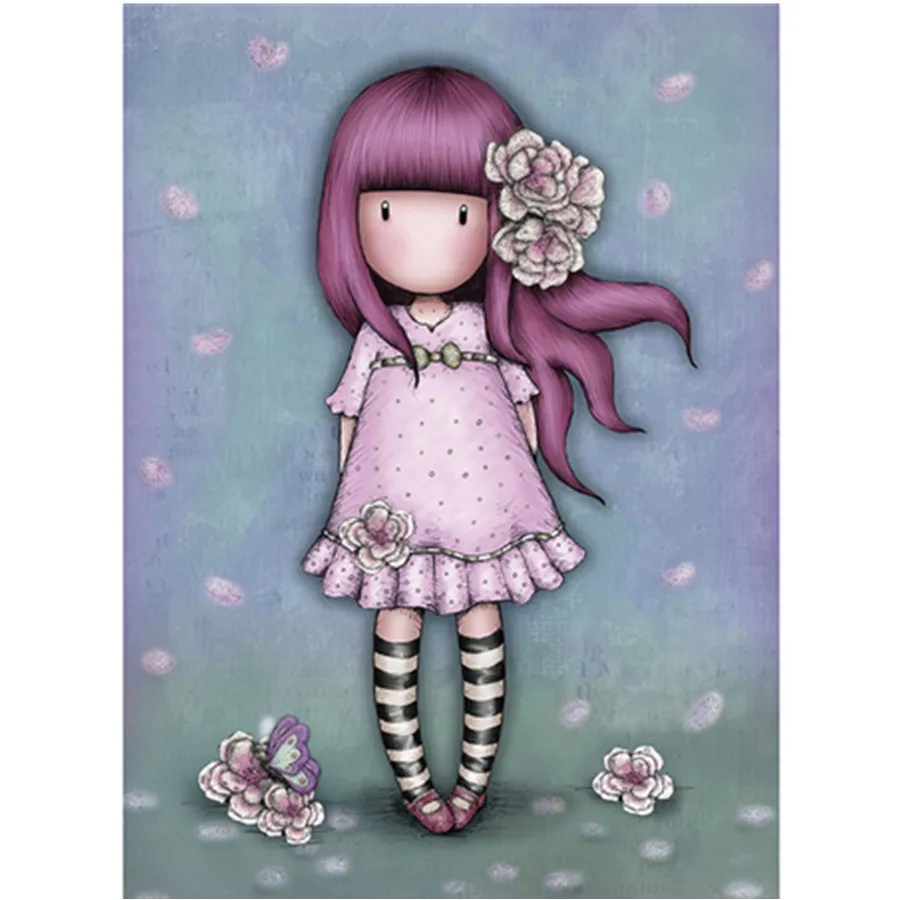 5D DIY Full Round Drill Diamond Painting Gores Doll Paintings Cartoon Mosaic Beadwork Mosaic Kit Rhinestone Drawing Art Craft
5D DIY Full Round Drill Diamond Painting Gores Doll Paintings Cartoon Mosaic Beadwork Mosaic Kit Rhinestone Drawing Art Craft
