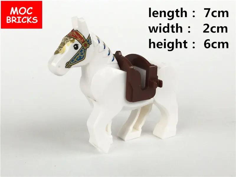 Кубики MOC Knight Horse строительные блоки Hobbits фигурки детские игрушки для детей