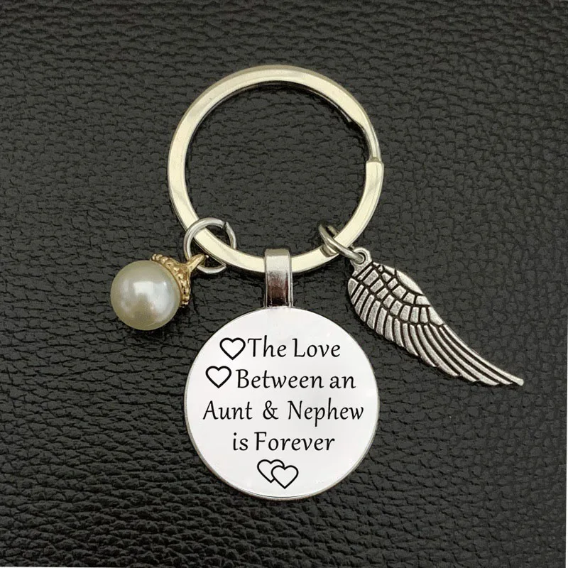 Aunt & Niece Nephew Keychain Aunt & Niece Nephew Alloy Keyring Keychain Wing Pendant
Aunt & Niece Nephew Keychain Aunt & Niece Nephew Alloy Keyring Keychain Wing Pendant
