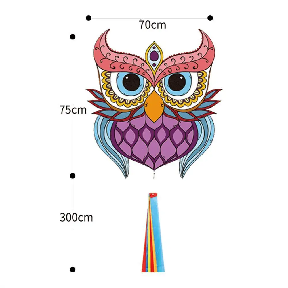 Outdoor Cartoon Owl Kit 70 Height 75 Tail 300cm Wind Animal LED Kite For Adults Children With Handle & Line Good Flying
Outdoor Cartoon Owl Kit 70 Height 75 Tail 300cm Wind Animal LED Kite For Adults Children With Handle & Line Good Flying