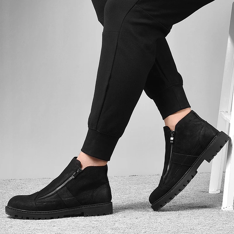 Men's Leather Casual Shoes Men Casual Shoes Fashion 2020 Leather Leisure Flat Black Mens Boots Man Sneakers Shoe Sports
Men's Leather Casual Shoes Men Casual Shoes Fashion 2020 Leather Leisure Flat Black Mens Boots Man Sneakers Shoe Sports
