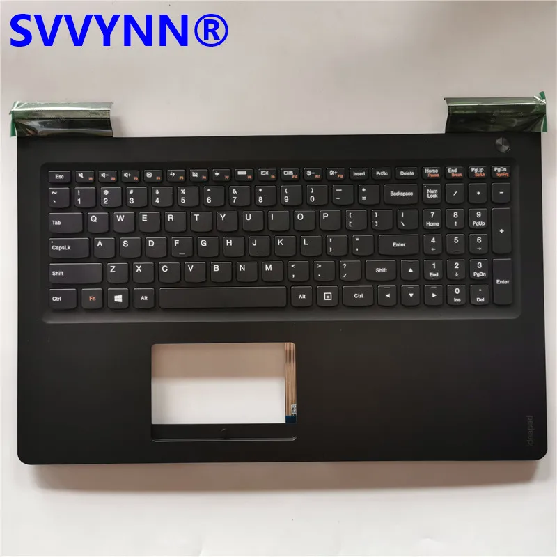 Новинка верхний корпус с английской клавиатурой для Lenovo Ideapad 700-15ISK цвет черный