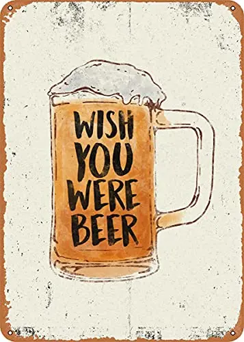 Wish You were Beer Vintage Look Metal Sign Patent Art Prints Retro Gift 8x12 Inch
Wish You were Beer Vintage Look Metal Sign Patent Art Prints Retro Gift 8x12 Inch