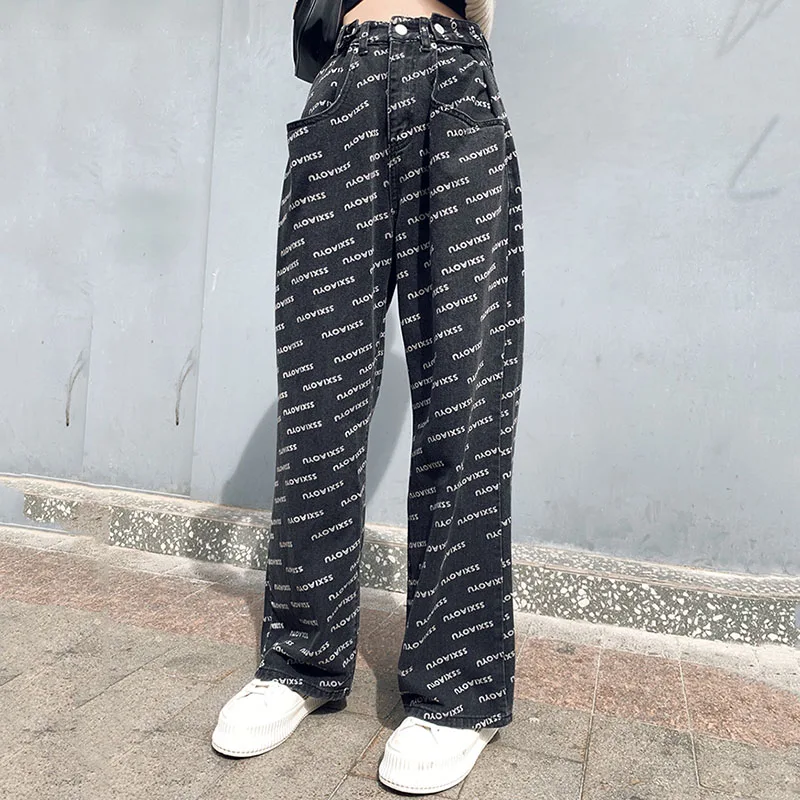 Women's Jeans Autumn Winter2021 New Smoky Gray Straight Tube Pvelvet Thickened High Waist Loose Fashion Wwide-Leg Pants Female2X
Women's Jeans Autumn Winter2021 New Smoky Gray Straight Tube Pvelvet Thickened High Waist Loose Fashion Wwide-Leg Pants Female2X