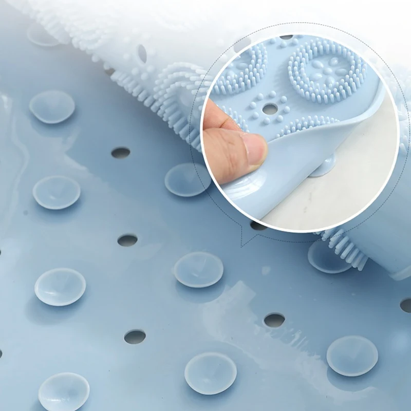 New Hot Bathroom Shower Mat Non-Slip Bath Mat PVC Round Shower Mat Anti-Skid Massage Mat Durable Drainage Bath Mats
New Hot Bathroom Shower Mat Non-Slip Bath Mat PVC Round Shower Mat Anti-Skid Massage Mat Durable Drainage Bath Mats