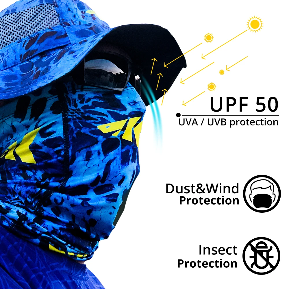 KastKing маска для рыбалки с защитой от ультрафиолета дышащая высокая эластичность