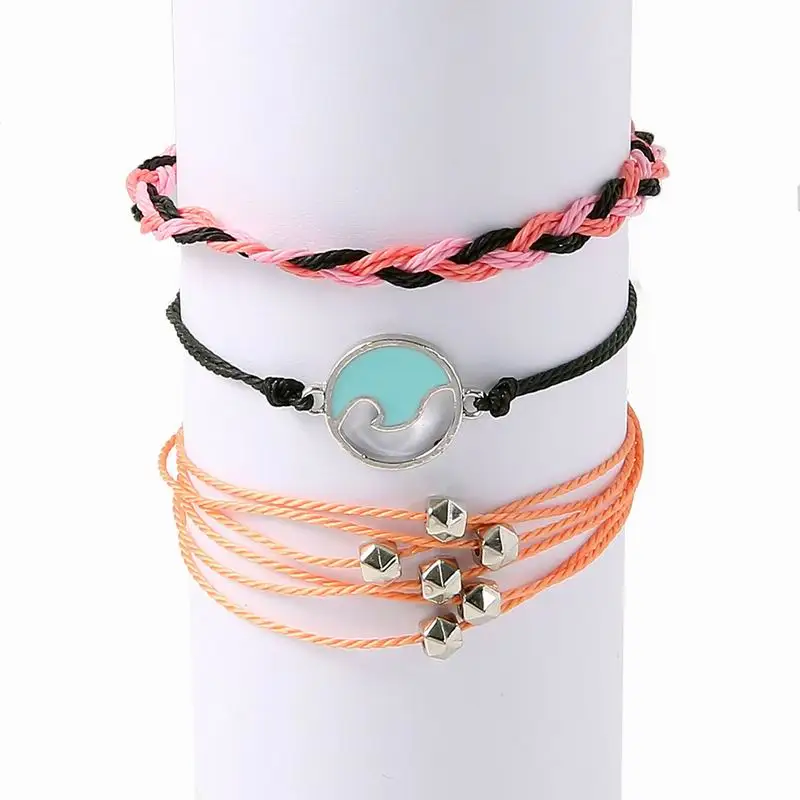 Bohemia Women's Bracelet Braided Rope Chain Geometric Opening Bangles Set Fashion Silver Color Beads Bracelet for Women Jewelry
Bohemia Women's Bracelet Braided Rope Chain Geometric Opening Bangles Set Fashion Silver Color Beads Bracelet for Women Jewelry
