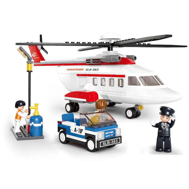259Pcs Private Helicopter Air Bus Plane Aviation Transport Aircraft Model Building Block Sets Educational Toys Gift for Children
259Pcs Private Helicopter Air Bus Plane Aviation Transport Aircraft Model Building Block Sets Educational Toys Gift for Children