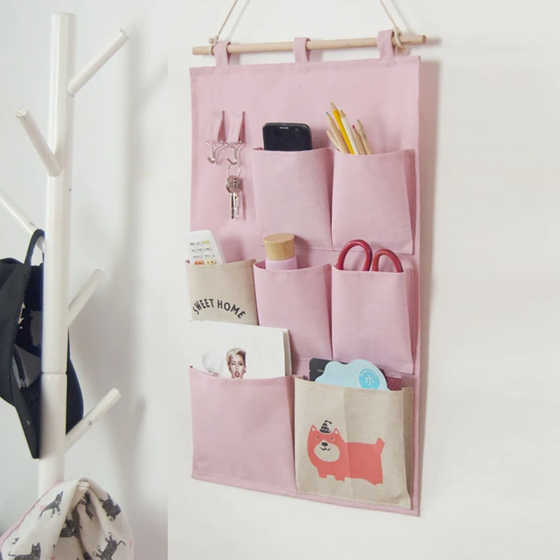 Cotton And Linen Storage Hanging Bag Wall Hanging Door Dormitory Hanging Bag Waterproof Bedroom Closet Toy Key Home Container
Cotton And Linen Storage Hanging Bag Wall Hanging Door Dormitory Hanging Bag Waterproof Bedroom Closet Toy Key Home Container