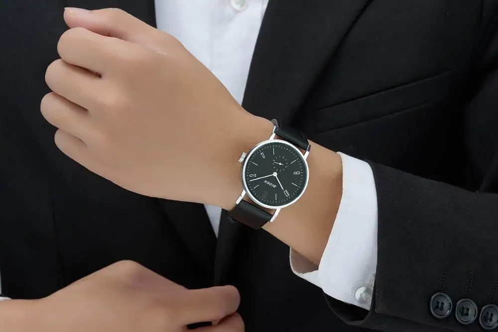 BIDEN Business Mens Watch Fashion Hot Sale Reloj Hombre Black Leather Strap Waterproof Top Brand Simple Quartz Male Wristwatches
BIDEN Business Mens Watch Fashion Hot Sale Reloj Hombre Black Leather Strap Waterproof Top Brand Simple Quartz Male Wristwatches