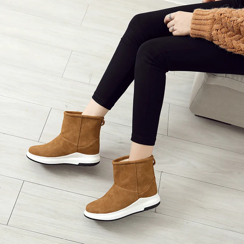 CEYANEAO 2018 Women Mid Calf Flats Boots Women Thick Fur Short Boots Warm Shoes For Cold Winter Snow Botas Woman FootwearE971
CEYANEAO 2018 Women Mid Calf Flats Boots Women Thick Fur Short Boots Warm Shoes For Cold Winter Snow Botas Woman FootwearE971