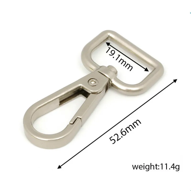 50 pcs/lot Metal Luggage bag Dog buckle Snap hook, Bag hanger Lobster Clasp DIY Sewing handmade Key chain buttons
50 pcs/lot Metal Luggage bag Dog buckle Snap hook, Bag hanger Lobster Clasp DIY Sewing handmade Key chain buttons