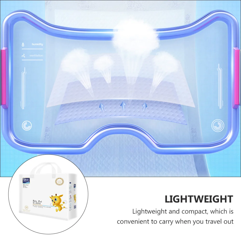 80Pcs Infant Septum Urinal Pad Disposable Baby Changing Mat Breathable Diaper Mat
80Pcs Infant Septum Urinal Pad Disposable Baby Changing Mat Breathable Diaper Mat