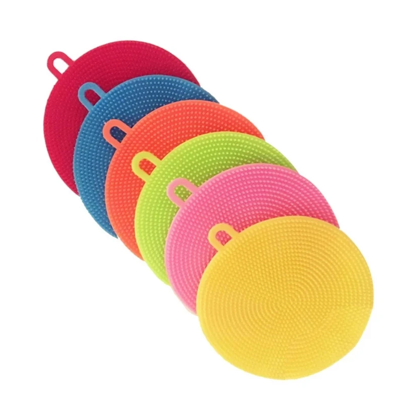 Silicone Cleaning Brushes Soft Silicone Scouring Pad Washing Sponge Dish Bowl Pot Cleaner Washing Tool Kitchen Accessories Home
Silicone Cleaning Brushes Soft Silicone Scouring Pad Washing Sponge Dish Bowl Pot Cleaner Washing Tool Kitchen Accessories Home