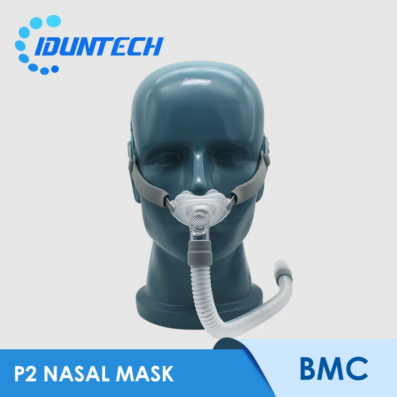 

CPAP Nasal Pillows Mask P2 With 3 Sizes Cushions Respirator Tube for Air Breathing Sleeping Apnea Anti Snoring Device