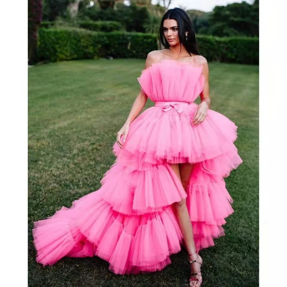High Low Sweet Pink Tulip Prom Dress Vestido De Festa Crustaceans Animal Party Dress Evening Clothes Real Image Abiye Gece
High Low Sweet Pink Tulip Prom Dress Vestido De Festa Crustaceans Animal Party Dress Evening Clothes Real Image Abiye Gece