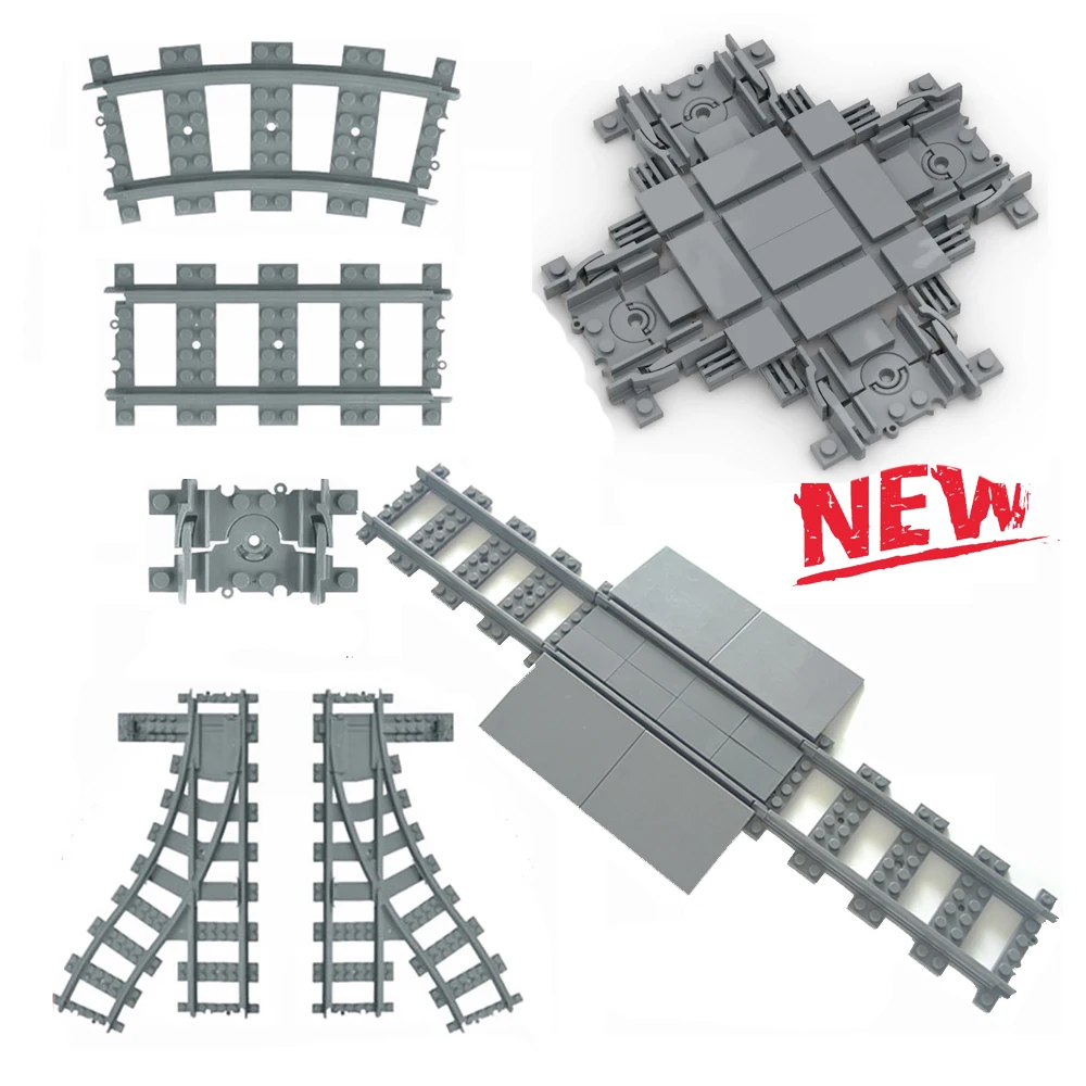 City Trains Track Train Flexible Tracks Rail Straight Curved Rails Building Block Bricks Model Compatible kennieINGlys Toys
City Trains Track Train Flexible Tracks Rail Straight Curved Rails Building Block Bricks Model Compatible kennieINGlys Toys