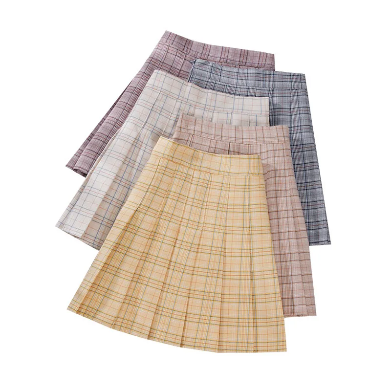Fashion Woman Pleated Skirt High Waist A-Line Women Skirts Preppy Style Casual Female Plaid Skirts Sweet Cute Ladies Dance Skirt
Fashion Woman Pleated Skirt High Waist A-Line Women Skirts Preppy Style Casual Female Plaid Skirts Sweet Cute Ladies Dance Skirt