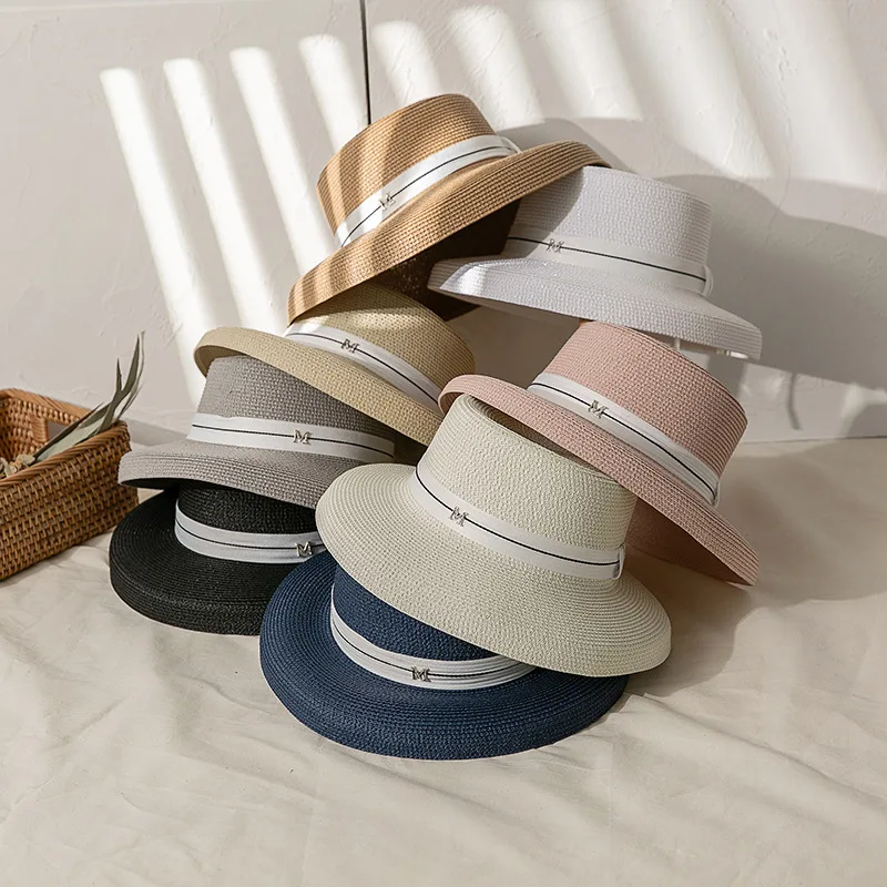 2021 New Women's Wide Brim Sun Hats Summer Ribbon M Straw Hat Fashion Foldable Beach Boater Hat
2021 New Women's Wide Brim Sun Hats Summer Ribbon M Straw Hat Fashion Foldable Beach Boater Hat