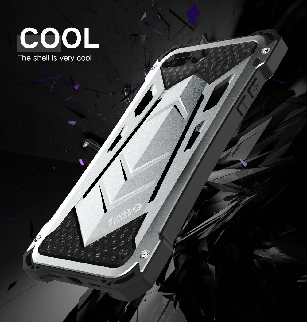 R-Just Phone cases Aluminum Heavy Shockproof Metal+Silicone Phone Cover for Apple iphone 7 8 plus SE X XS Max XR 11 Pro max
R-Just Phone cases Aluminum Heavy Shockproof Metal+Silicone Phone Cover for Apple iphone 7 8 plus SE X XS Max XR 11 Pro max