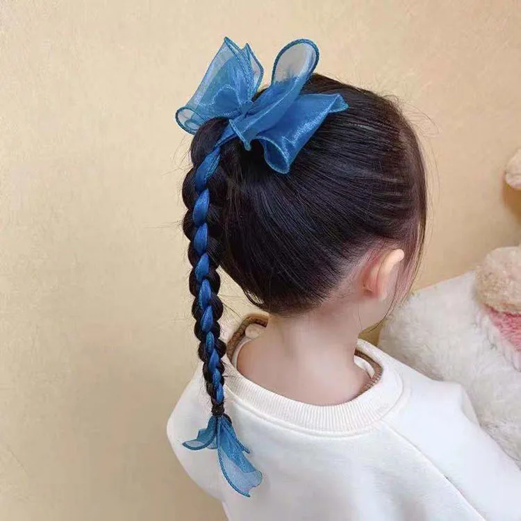 Bowknot Headdress 45cm Children's Clip Princess Korean Braided Hair Rope Trendy Ribbon Ribbon Flower Hairpin
Bowknot Headdress 45cm Children's Clip Princess Korean Braided Hair Rope Trendy Ribbon Ribbon Flower Hairpin