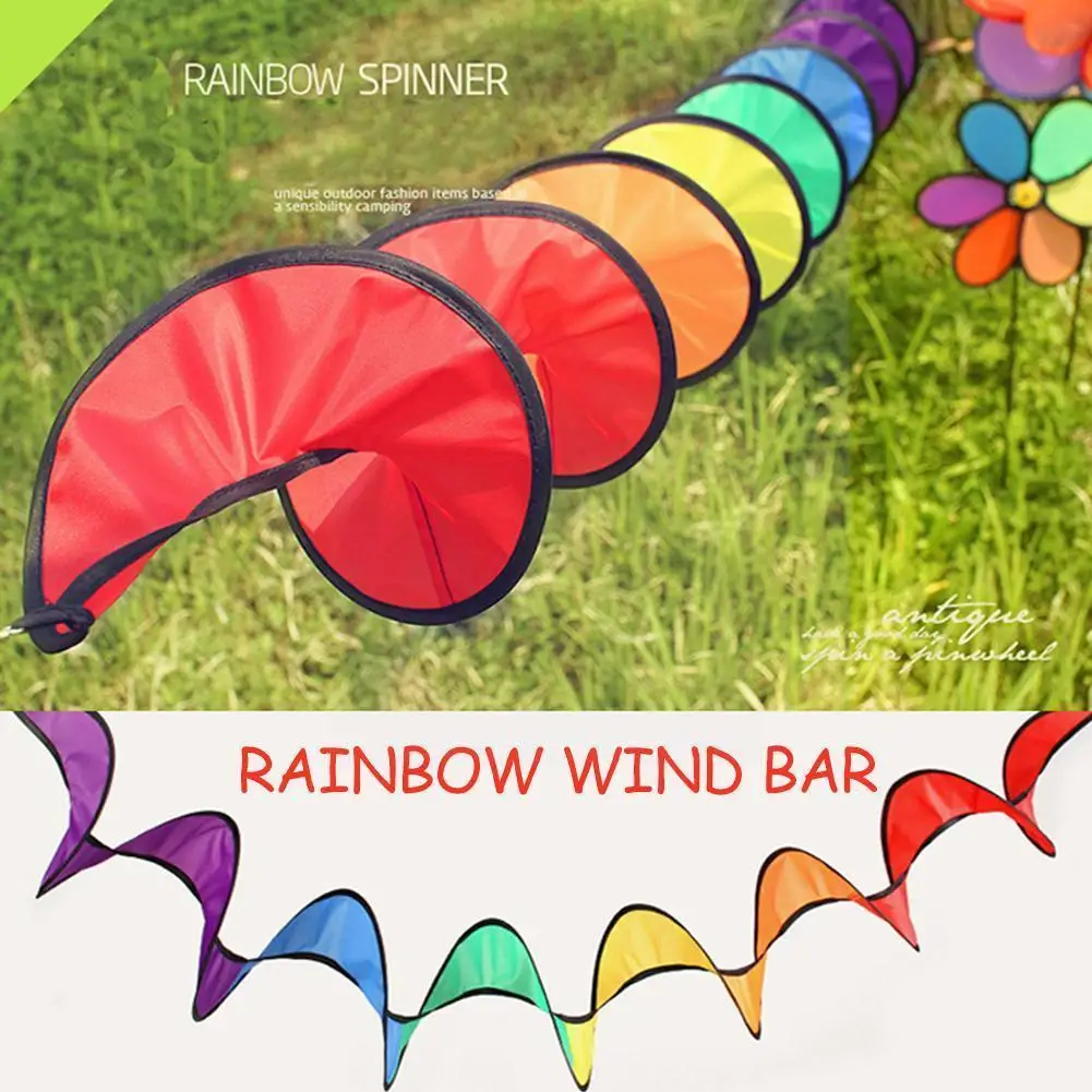 Rainbow Wind Spinner Colorful Tent Lanyard Foldable Outdoor Yard Camp Decor Tent Tent Spir Camping Family Windmill Q7C2
Rainbow Wind Spinner Colorful Tent Lanyard Foldable Outdoor Yard Camp Decor Tent Tent Spir Camping Family Windmill Q7C2