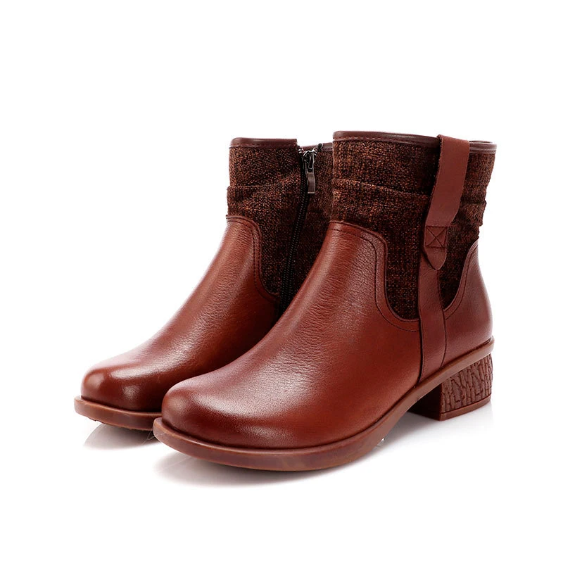 BEYARNE Autumn Women's Shoes Leather Boots Women Fashion Winter Boots Women Flats Non-slip Warm Thick-soled Shoes Women
BEYARNE Autumn Women's Shoes Leather Boots Women Fashion Winter Boots Women Flats Non-slip Warm Thick-soled Shoes Women