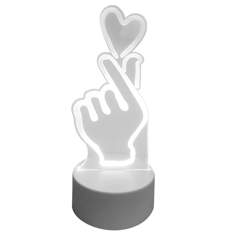 Romantic Love 3D Lamp Acrylic LED Night Light Decorative Table Lamp Valentine's Day Sweetheart Wife's Gift
Romantic Love 3D Lamp Acrylic LED Night Light Decorative Table Lamp Valentine's Day Sweetheart Wife's Gift