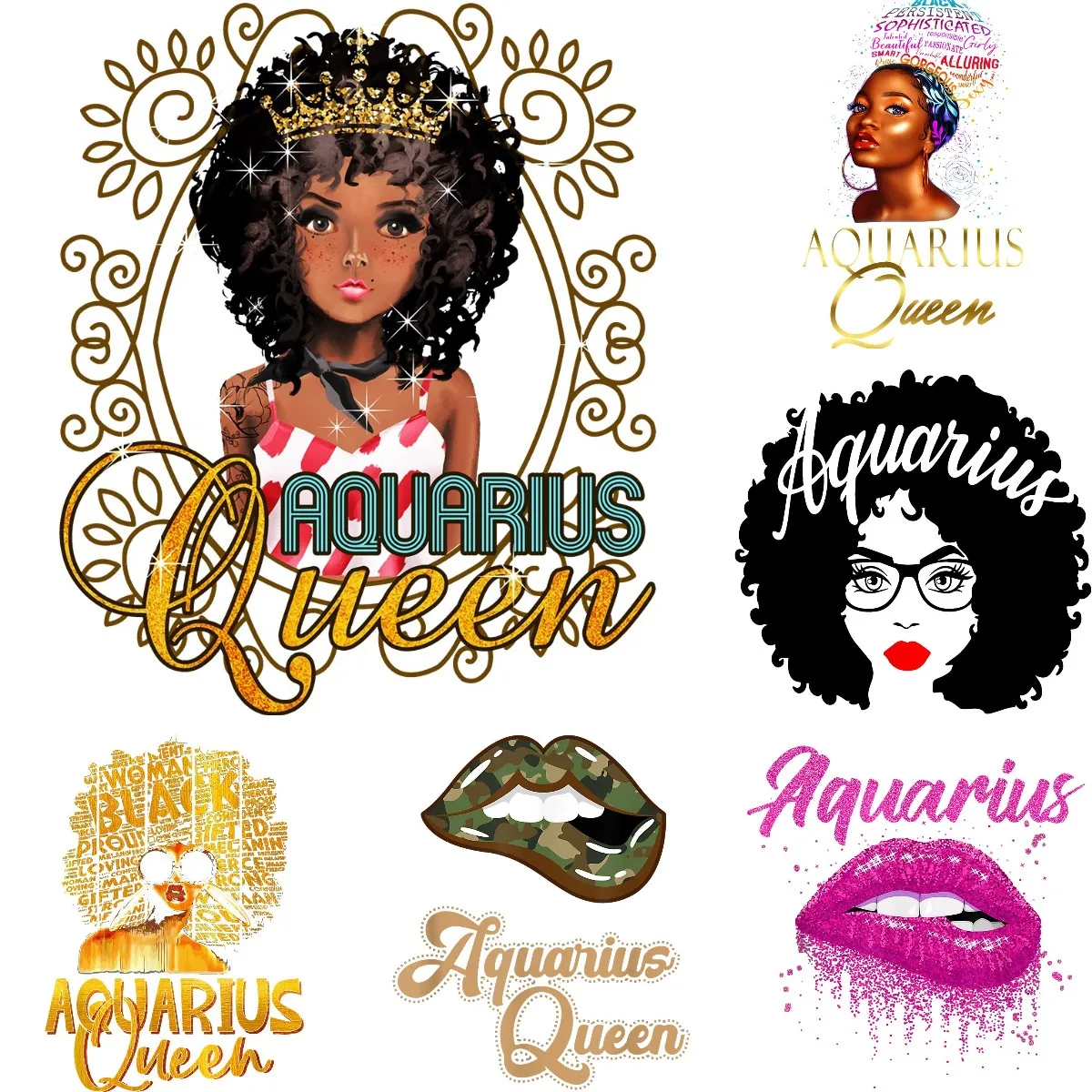 Aquarius Queen Patches Iron On Patches For Clothes Tranfer Sticker For Cloth Appliques Thermo Stickers Clorhing Stickers
Aquarius Queen Patches Iron On Patches For Clothes Tranfer Sticker For Cloth Appliques Thermo Stickers Clorhing Stickers