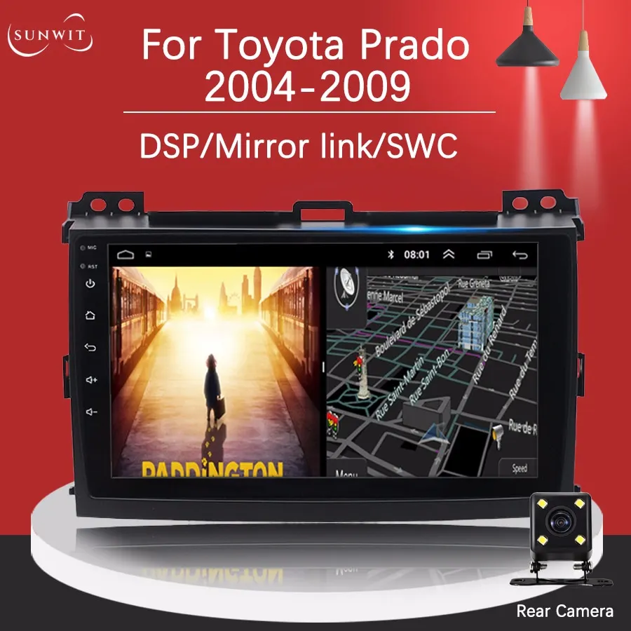 9 Inch 1Din Android Autoradio for Toyota Prado 2004-2009 Car Radio Bluetooth Car Stereo Multimídia Video Player GPS Navigator
9 Inch 1Din Android Autoradio for Toyota Prado 2004-2009 Car Radio Bluetooth Car Stereo Multimídia Video Player GPS Navigator