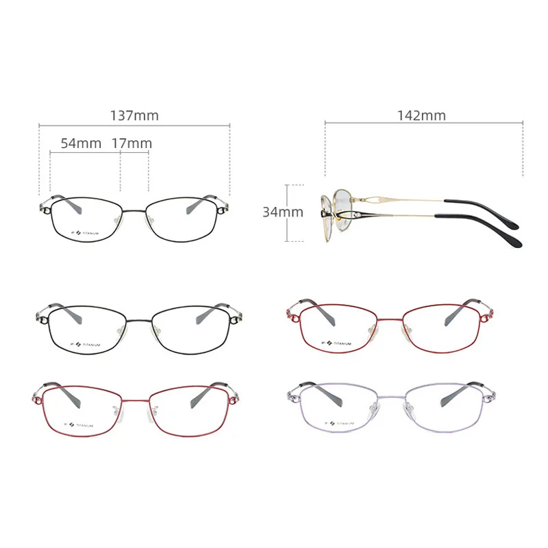 Titanium Glasses Frame Women Vintage Square Eye Glasses Woman Optical Myopia Prescription Eyeglasses Frames Clear Eyewear Oculos
Titanium Glasses Frame Women Vintage Square Eye Glasses Woman Optical Myopia Prescription Eyeglasses Frames Clear Eyewear Oculos