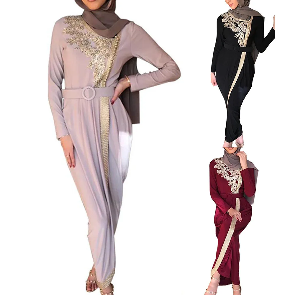 Musulman Women Muslim Maxi Dress Long Sleeve Kaftan Kimono Dubai Elegant Dresses Islam Clothing African Maxi Dresses
Musulman Women Muslim Maxi Dress Long Sleeve Kaftan Kimono Dubai Elegant Dresses Islam Clothing African Maxi Dresses