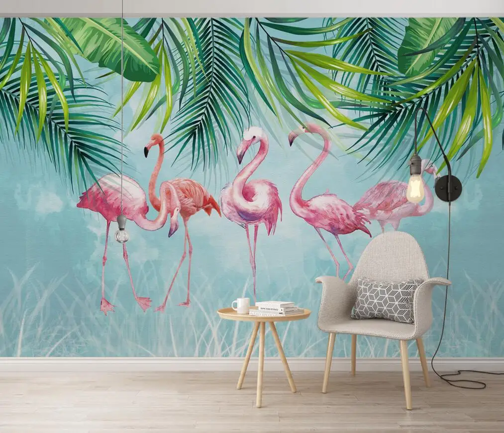 Custom size mural tropical plant flamingo background wall mural decoration home decoration bedroom decoration 3d wallpaper mural
Custom size mural tropical plant flamingo background wall mural decoration home decoration bedroom decoration 3d wallpaper mural