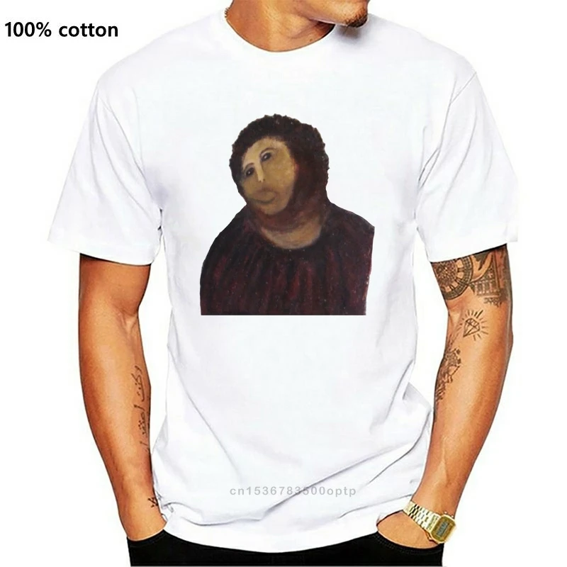 Ecce Homo Botched Painting T Shirt Potato Jesus Meme 4chan Funny Spain Tee * New * Tops T Shirt Fashion Brand
Ecce Homo Botched Painting T Shirt Potato Jesus Meme 4chan Funny Spain Tee * New * Tops T Shirt Fashion Brand