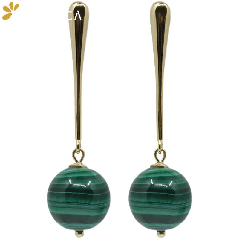 GEEZENCA 925 Sterling Silver Gold Plated Malachite Stud Earrings For Women 2021 New Trend Natural Gemstone Long Earring Fashion
GEEZENCA 925 Sterling Silver Gold Plated Malachite Stud Earrings For Women 2021 New Trend Natural Gemstone Long Earring Fashion
