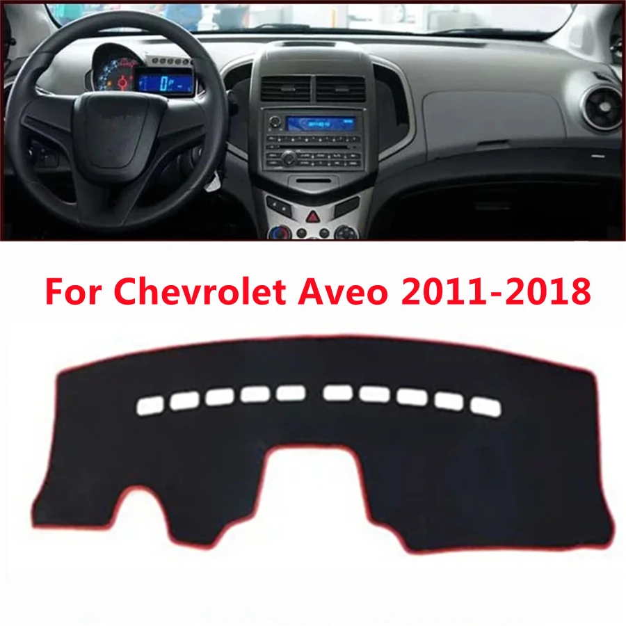 Черный чехол на приборную панель автомобиля для Chevrolet Aveo (2012-2018) 2013-14-15-2016-2017, автомобильный солнцезащитный ковер, протектор, коврик для прибо...
Черный чехол на приборную панель автомобиля для Chevrolet Aveo (2012-2018) 2013-14-15-2016-2017, автомобильный солнцезащитный ковер, протектор, коврик для прибо...