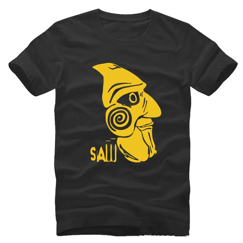 Creative Design classic horror movie Saw Printed Mens T-Shirt. Summer Cotton O-Neck Short Sleeve Unisex T Shirt New S-3XL
Creative Design classic horror movie Saw Printed Mens T-Shirt. Summer Cotton O-Neck Short Sleeve Unisex T Shirt New S-3XL