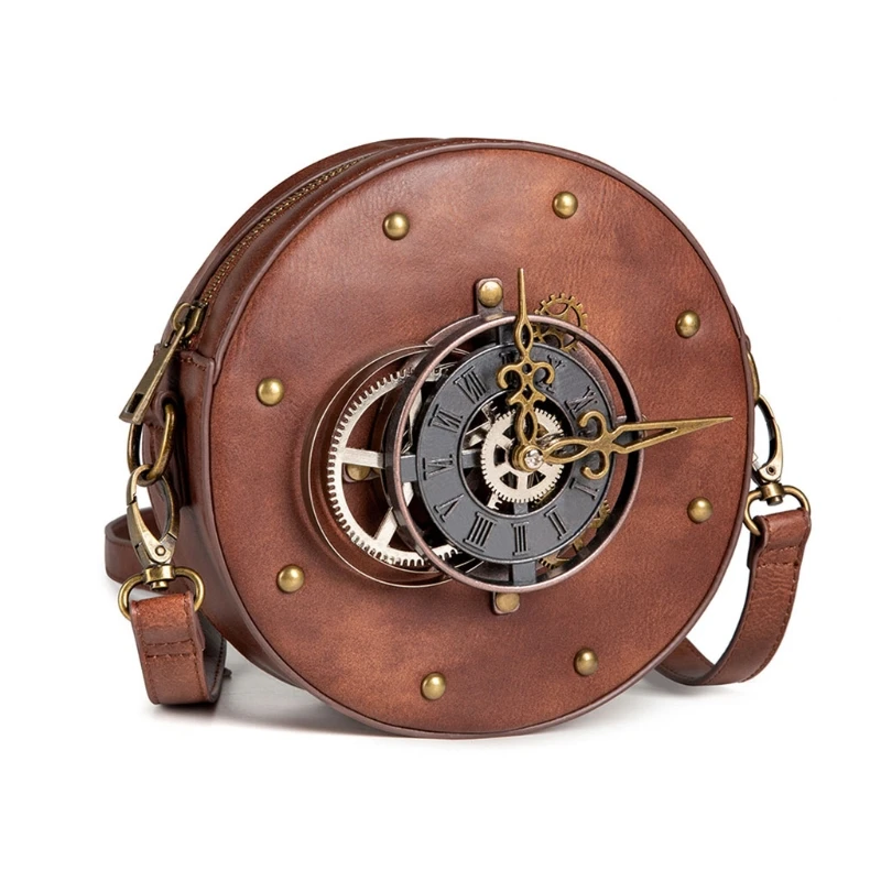 Fashion Steampunk Chain Bag Round Vintage Clock Money Clutch Women Shoulder Bags J60D
Fashion Steampunk Chain Bag Round Vintage Clock Money Clutch Women Shoulder Bags J60D