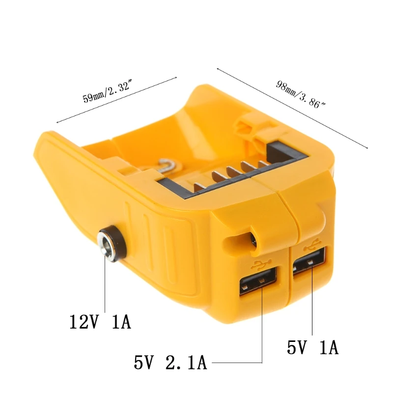 DCB091 Li-on Battery USB Charging Converter 12V DC Output Heated Jackets Adapter
DCB091 Li-on Battery USB Charging Converter 12V DC Output Heated Jackets Adapter